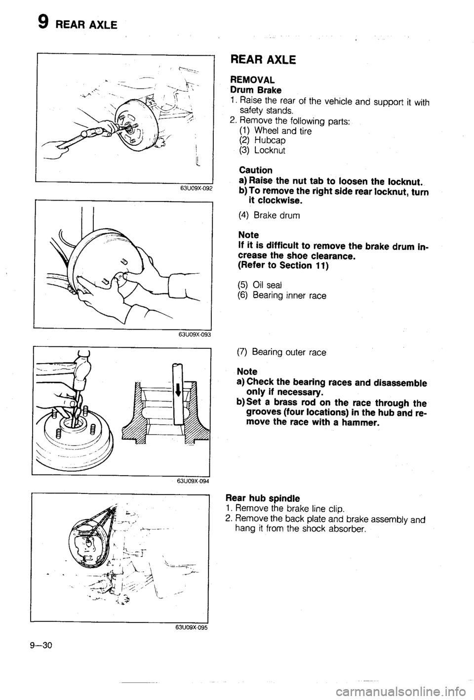 MAZDA 323 1988 Workshop Manual MAZDA 323 1988 Workshop Manual