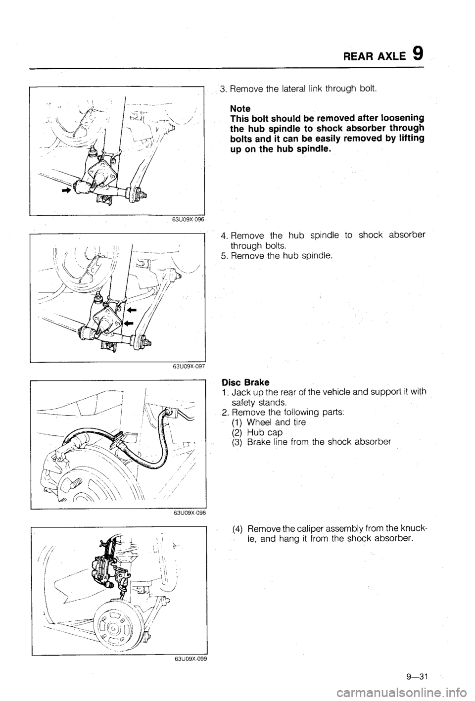 MAZDA 323 1988 Workshop Manual MAZDA 323 1988 Workshop Manual