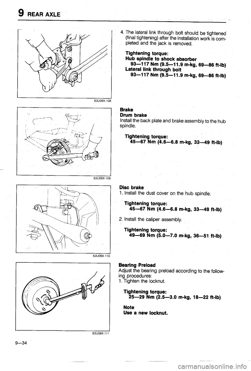 MAZDA 323 1988 Workshop Manual MAZDA 323 1988 Workshop Manual