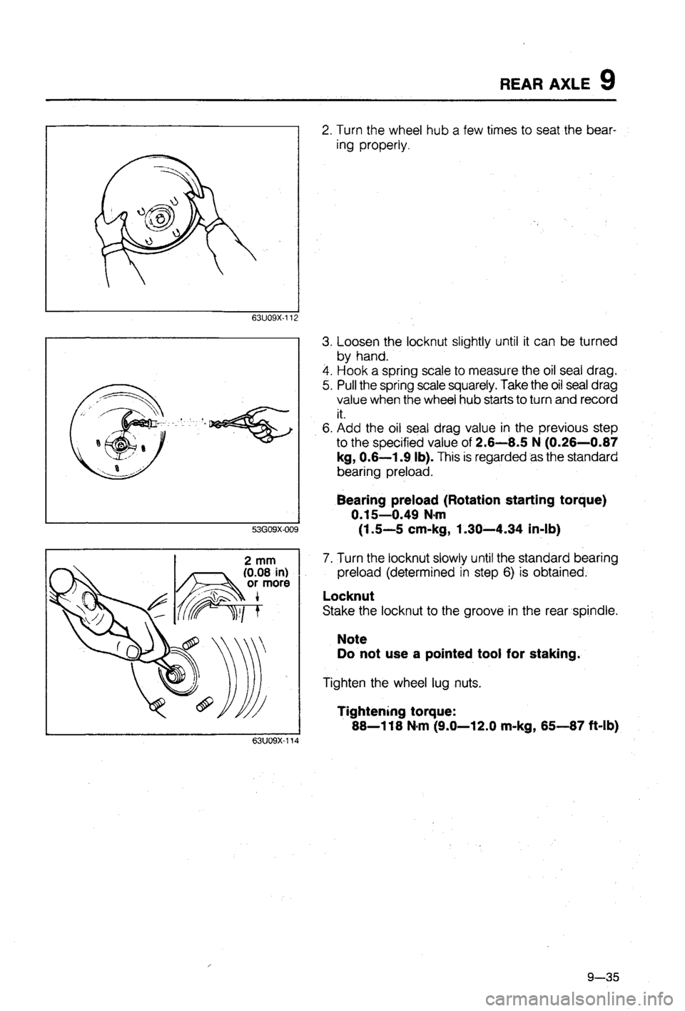 MAZDA 323 1988 Workshop Manual MAZDA 323 1988 Workshop Manual