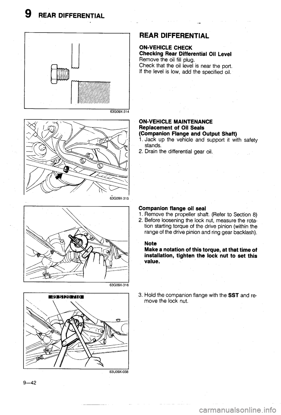 MAZDA 323 1988 Workshop Manual MAZDA 323 1988 Workshop Manual