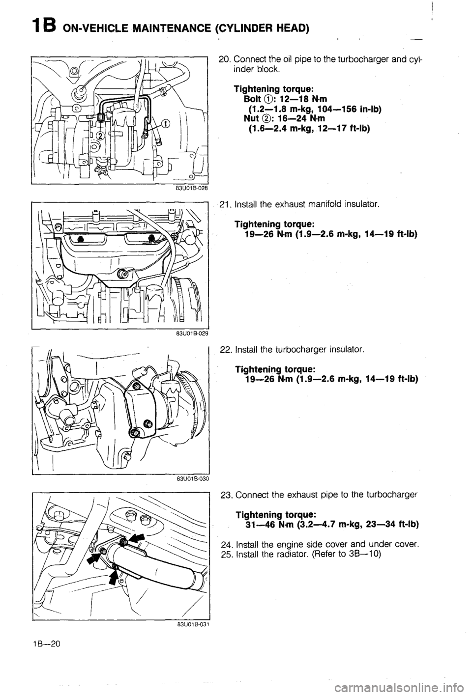 MAZDA 323 1988 Service Manual MAZDA 323 1988 Service Manual