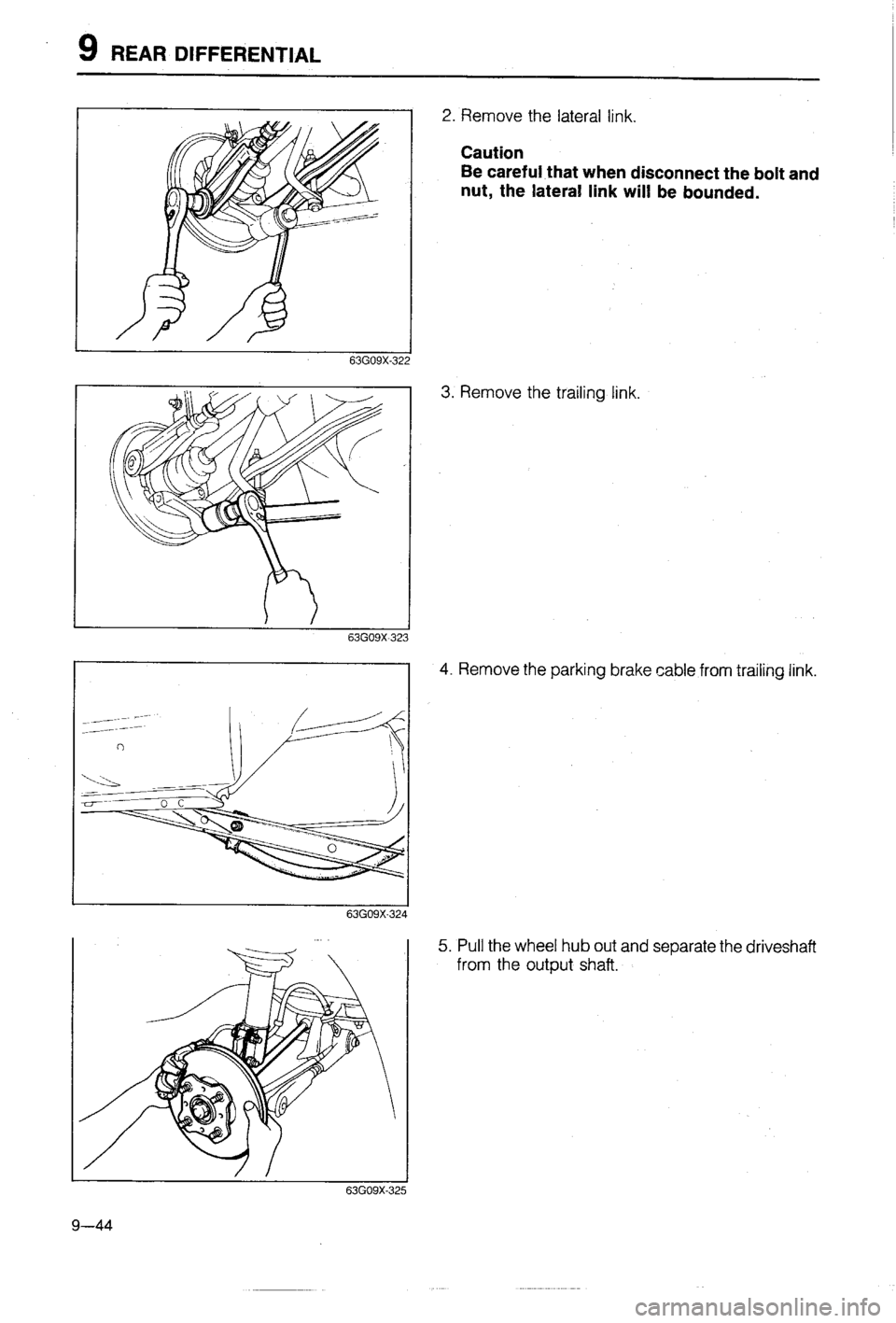 MAZDA 323 1988 Workshop Manual MAZDA 323 1988 Workshop Manual