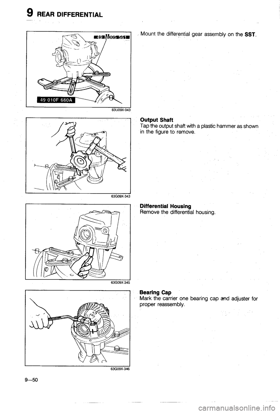 MAZDA 323 1988 Workshop Manual MAZDA 323 1988 Workshop Manual