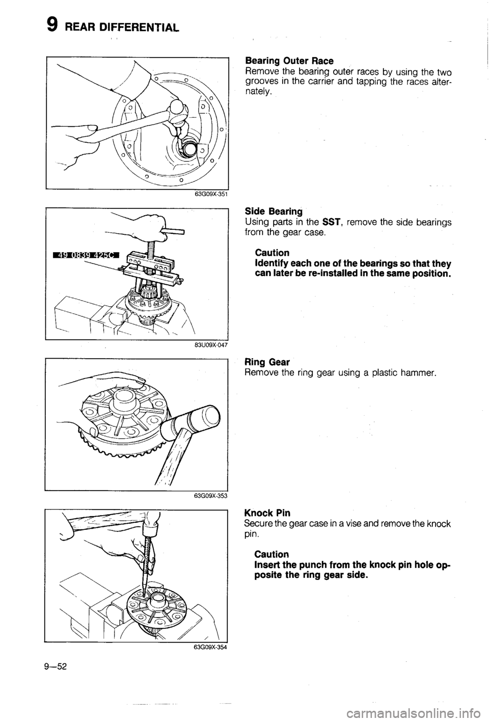 MAZDA 323 1988 Workshop Manual MAZDA 323 1988 Workshop Manual