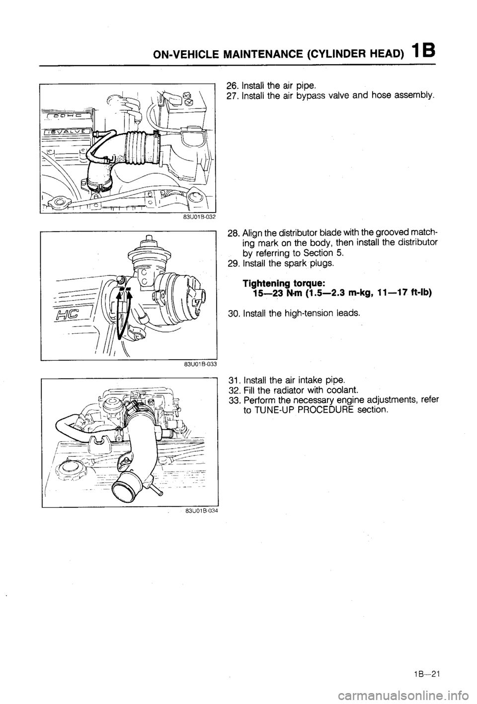 MAZDA 323 1988 Service Manual MAZDA 323 1988 Service Manual