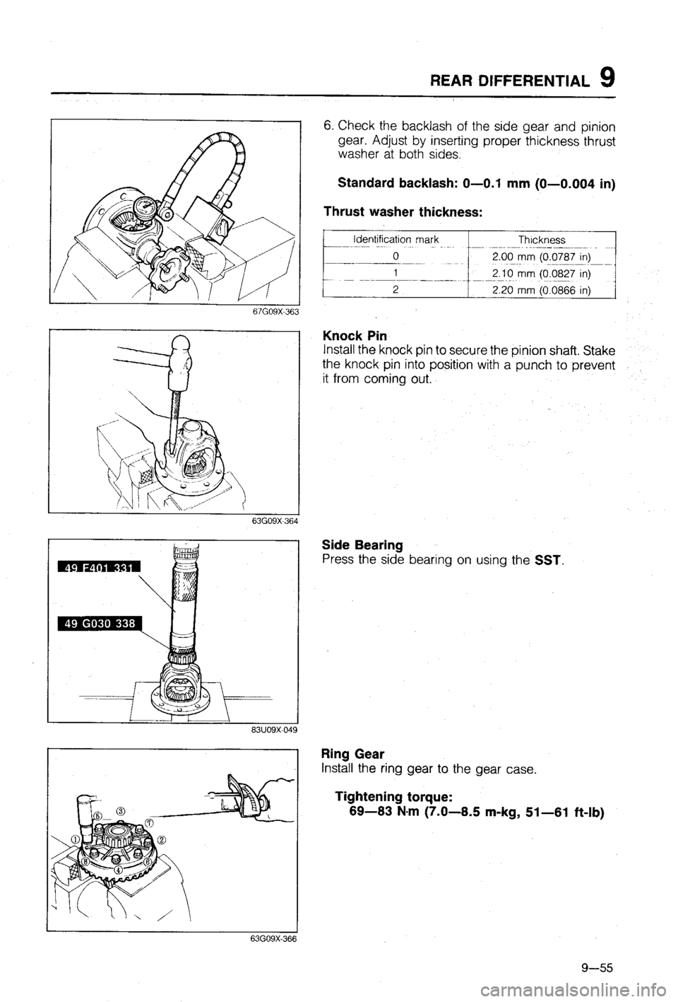 MAZDA 323 1988 Workshop Manual MAZDA 323 1988 Workshop Manual