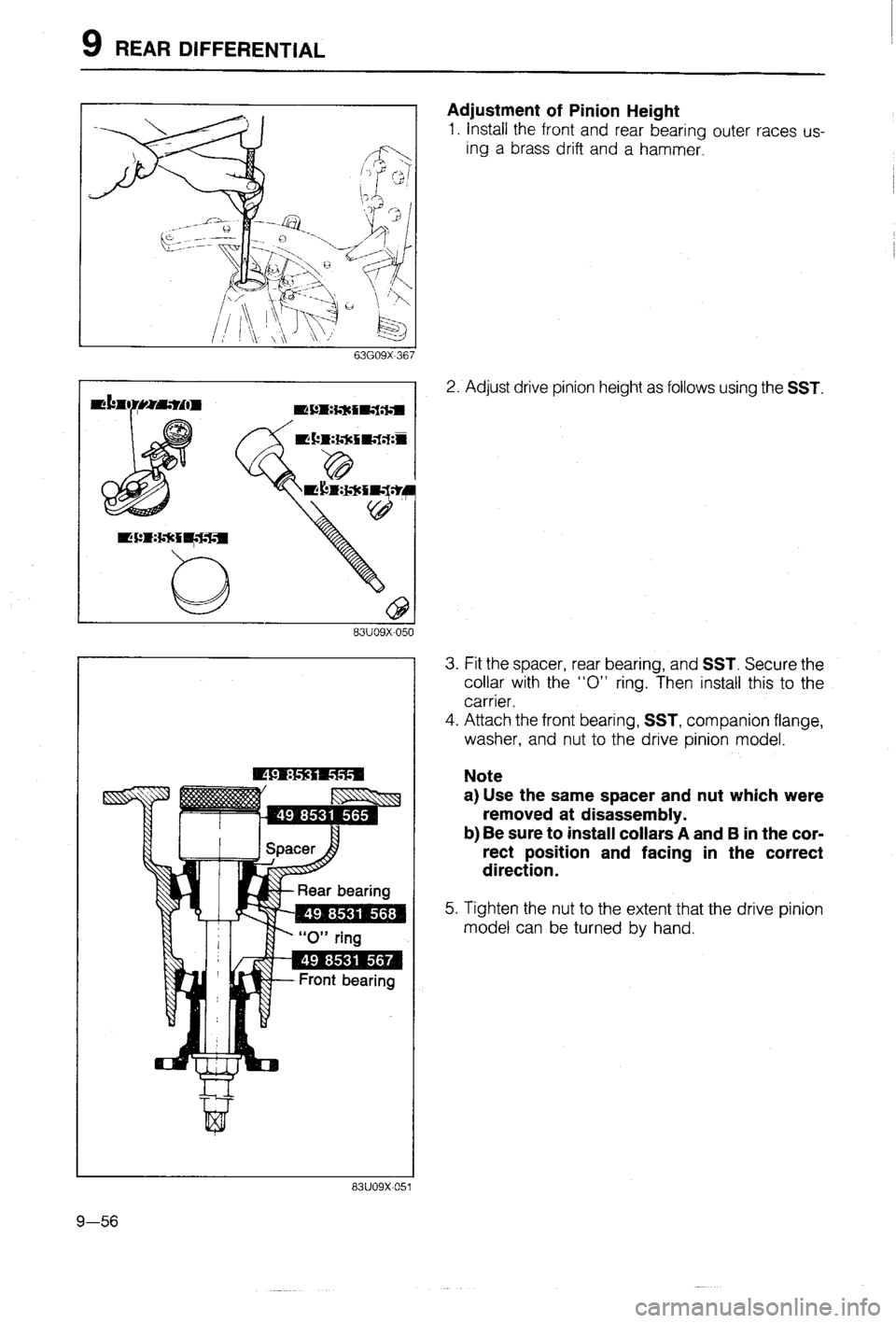 MAZDA 323 1988 Workshop Manual MAZDA 323 1988 Workshop Manual