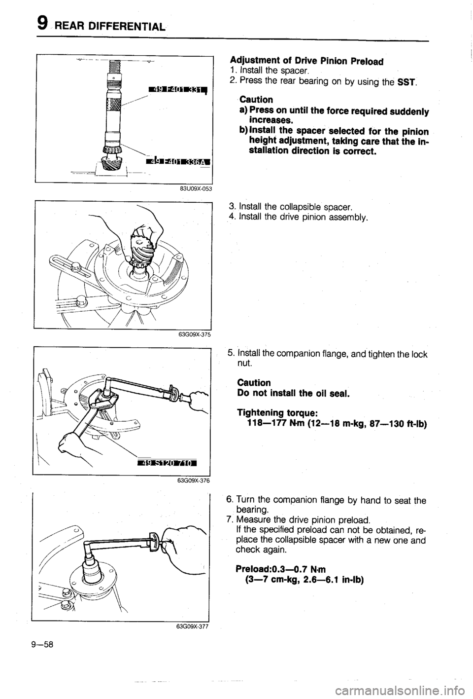 MAZDA 323 1988 Workshop Manual MAZDA 323 1988 Workshop Manual