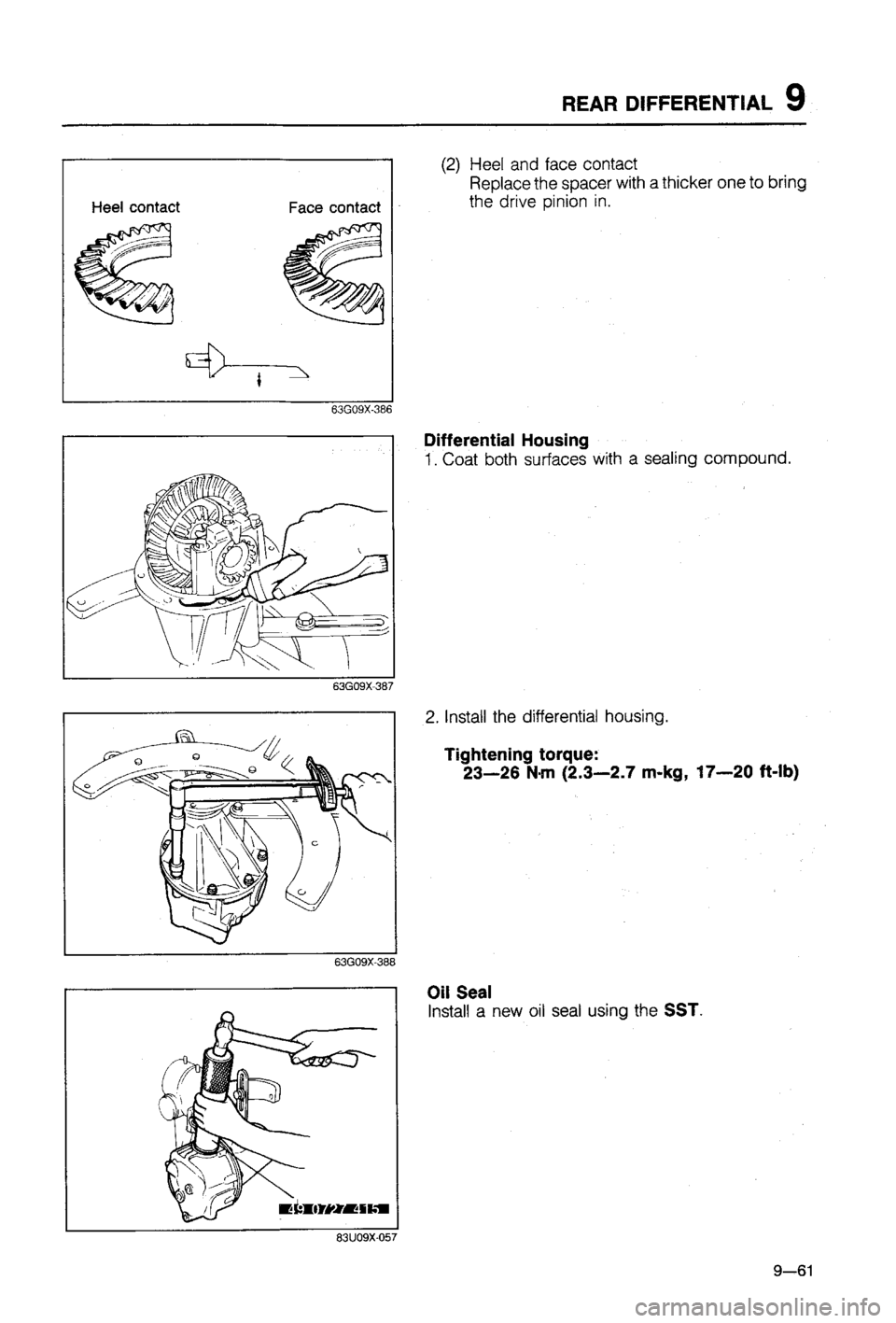 MAZDA 323 1988 Workshop Manual MAZDA 323 1988 Workshop Manual