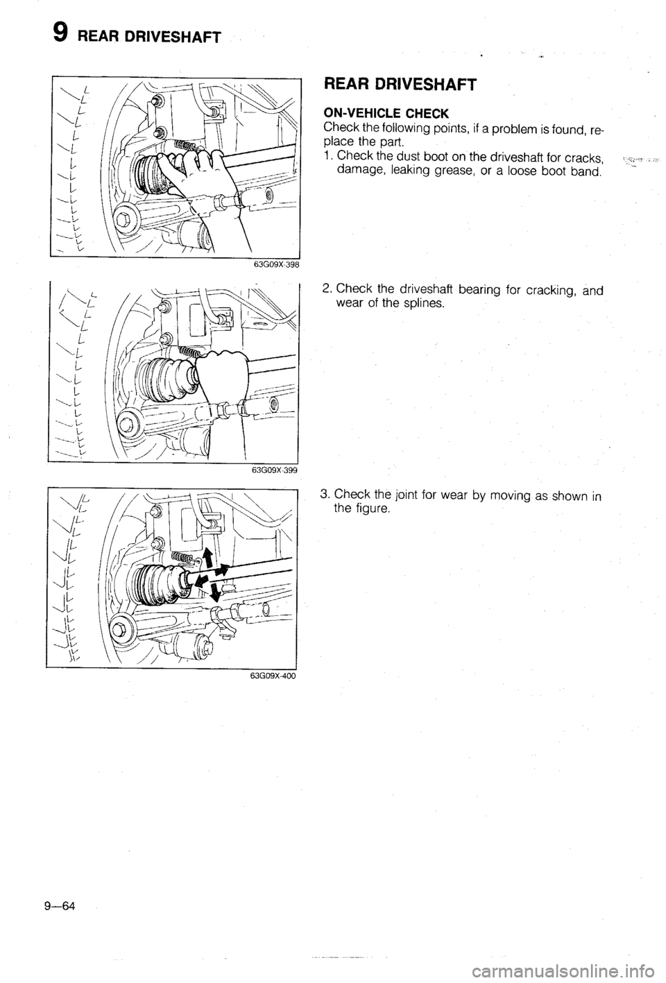 MAZDA 323 1988 Workshop Manual MAZDA 323 1988 Workshop Manual