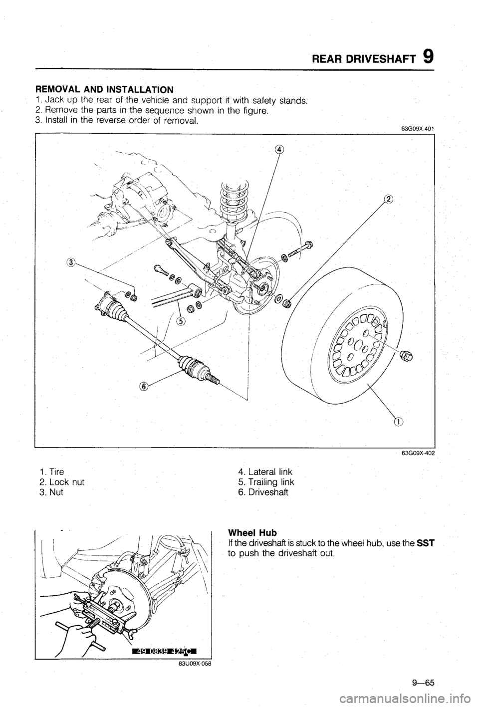 MAZDA 323 1988 Workshop Manual MAZDA 323 1988 Workshop Manual