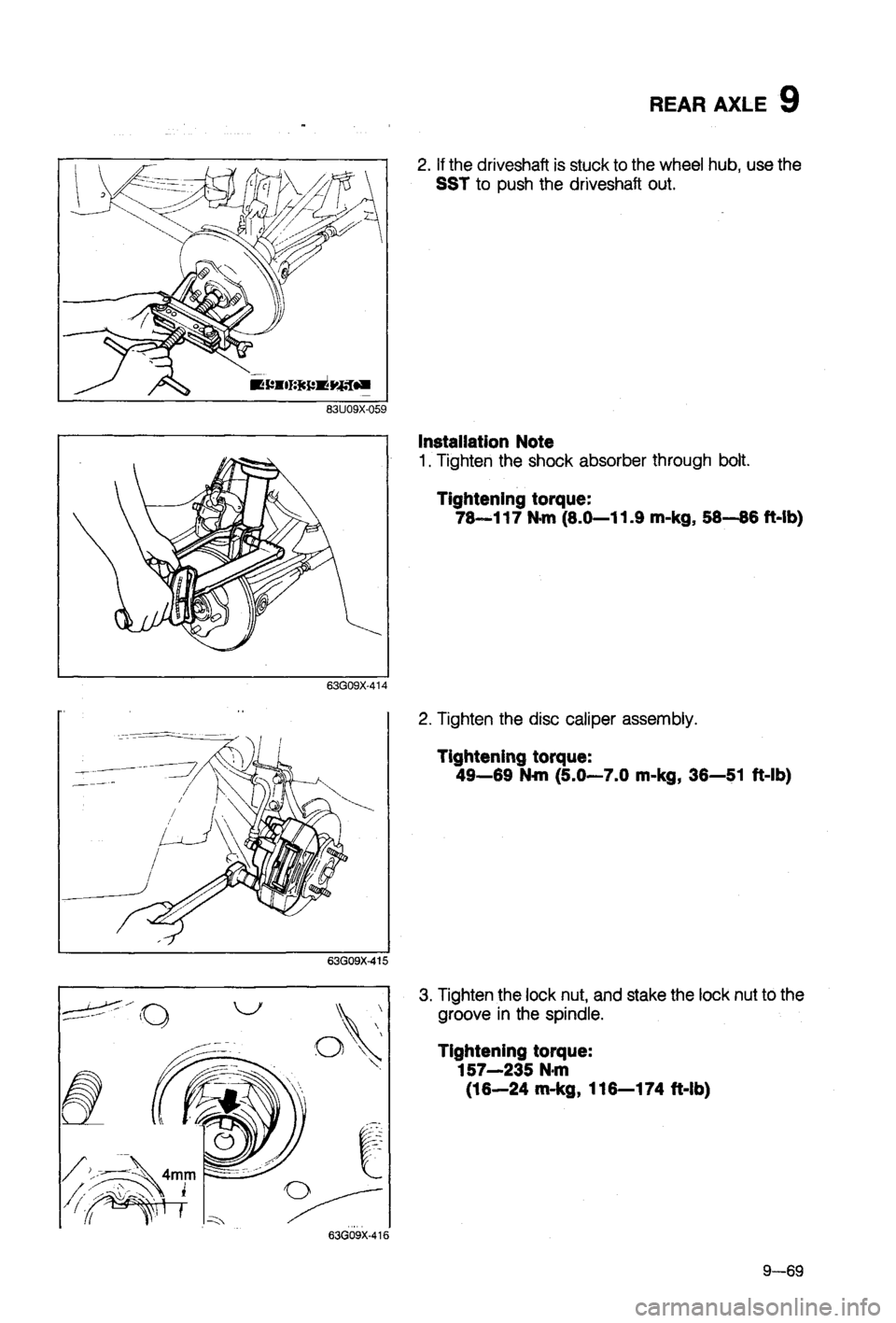 MAZDA 323 1988 Workshop Manual MAZDA 323 1988 Workshop Manual
