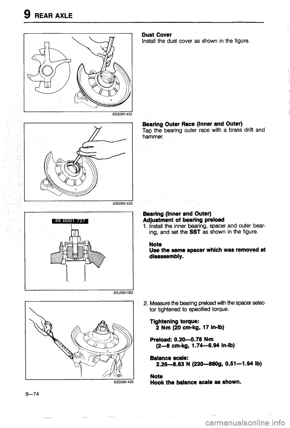 MAZDA 323 1988 Workshop Manual MAZDA 323 1988 Workshop Manual