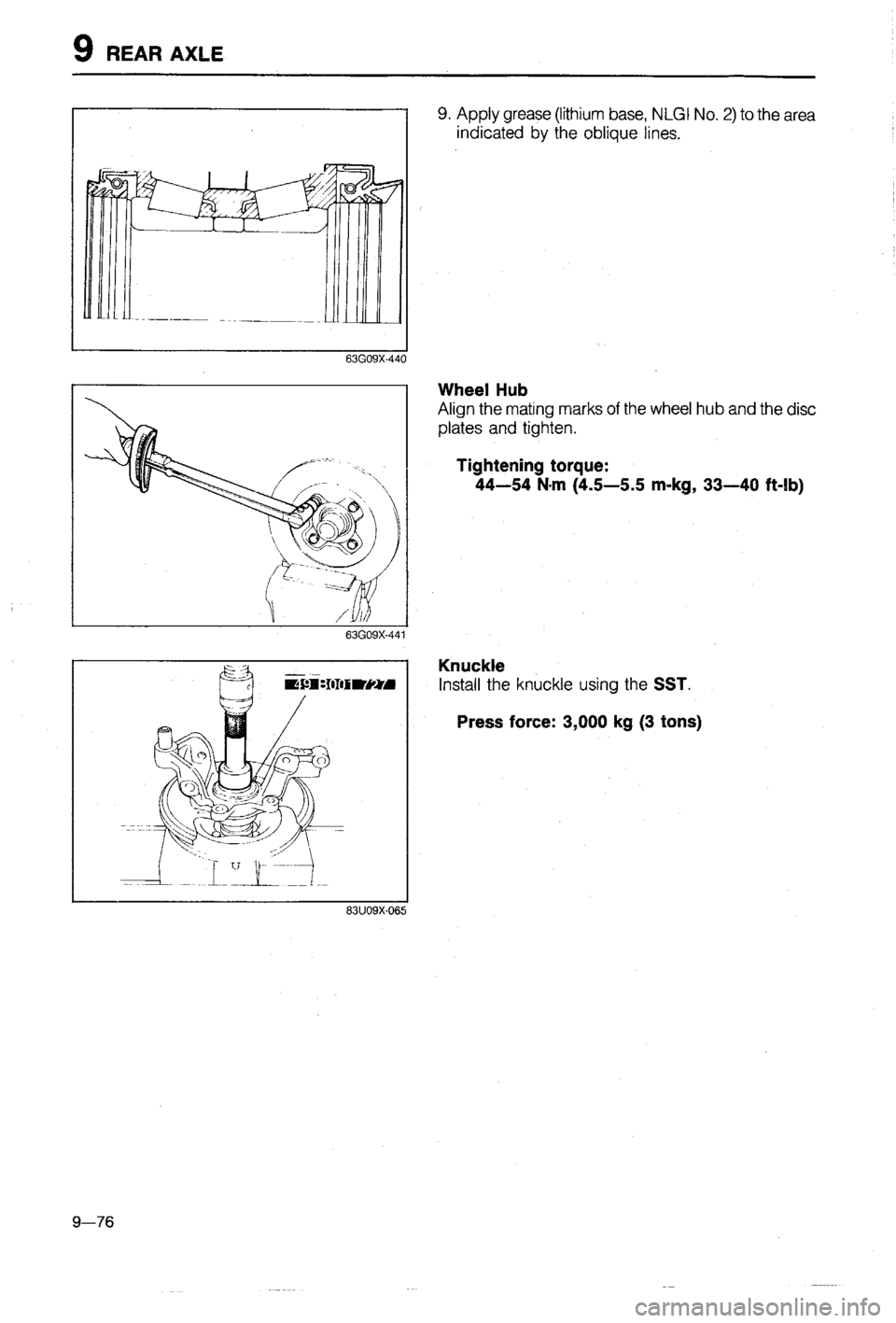 MAZDA 323 1988 Workshop Manual MAZDA 323 1988 Workshop Manual