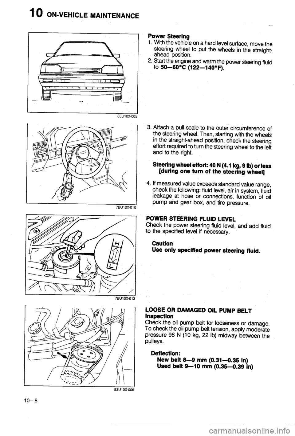 MAZDA 323 1988 Workshop Manual MAZDA 323 1988 Workshop Manual