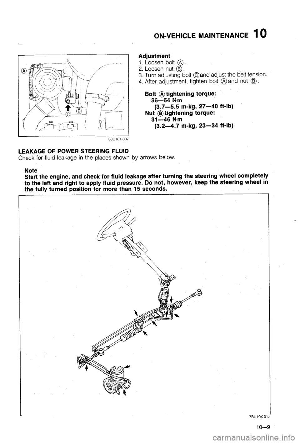 MAZDA 323 1988 Workshop Manual MAZDA 323 1988 Workshop Manual