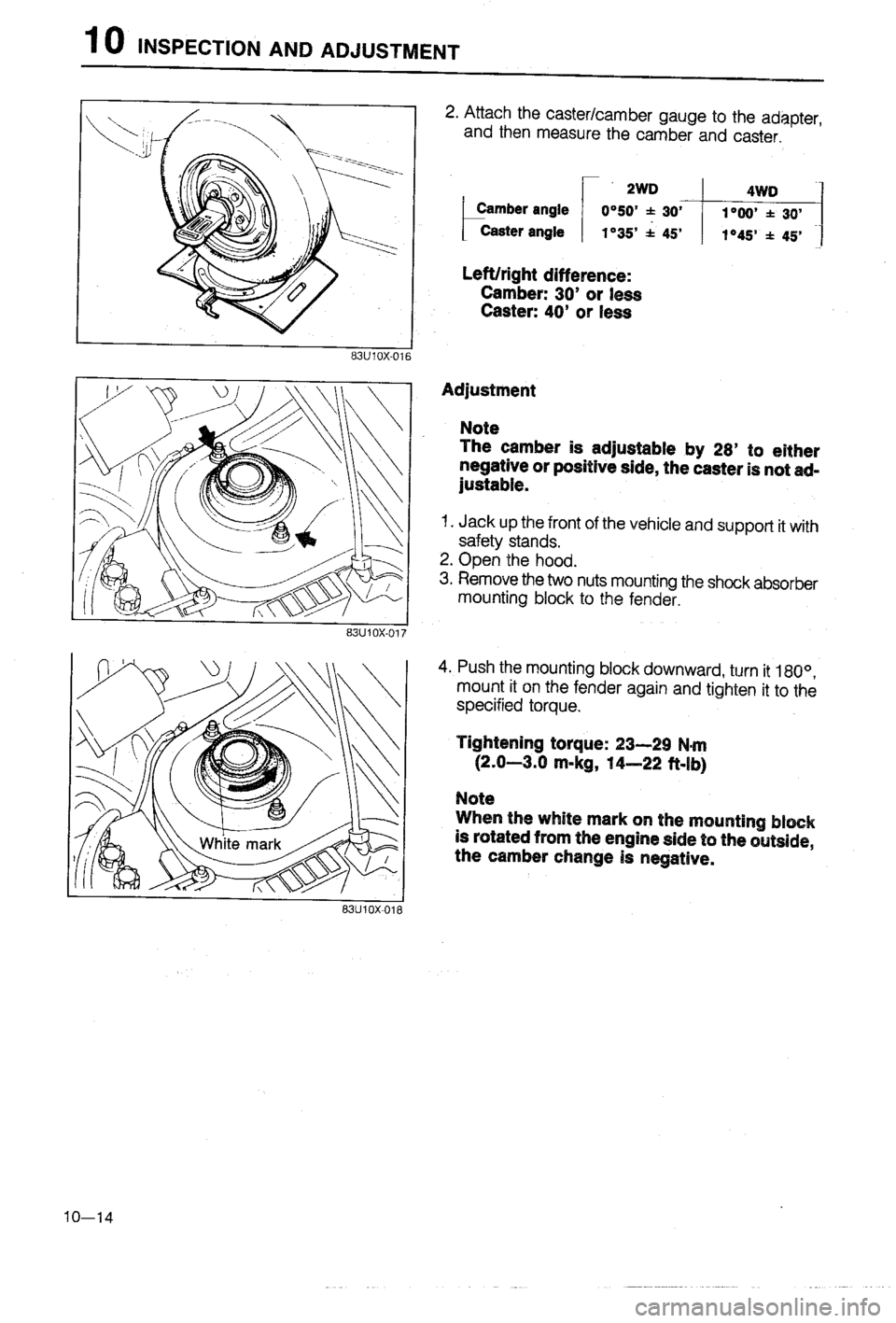 MAZDA 323 1988 Workshop Manual MAZDA 323 1988 Workshop Manual