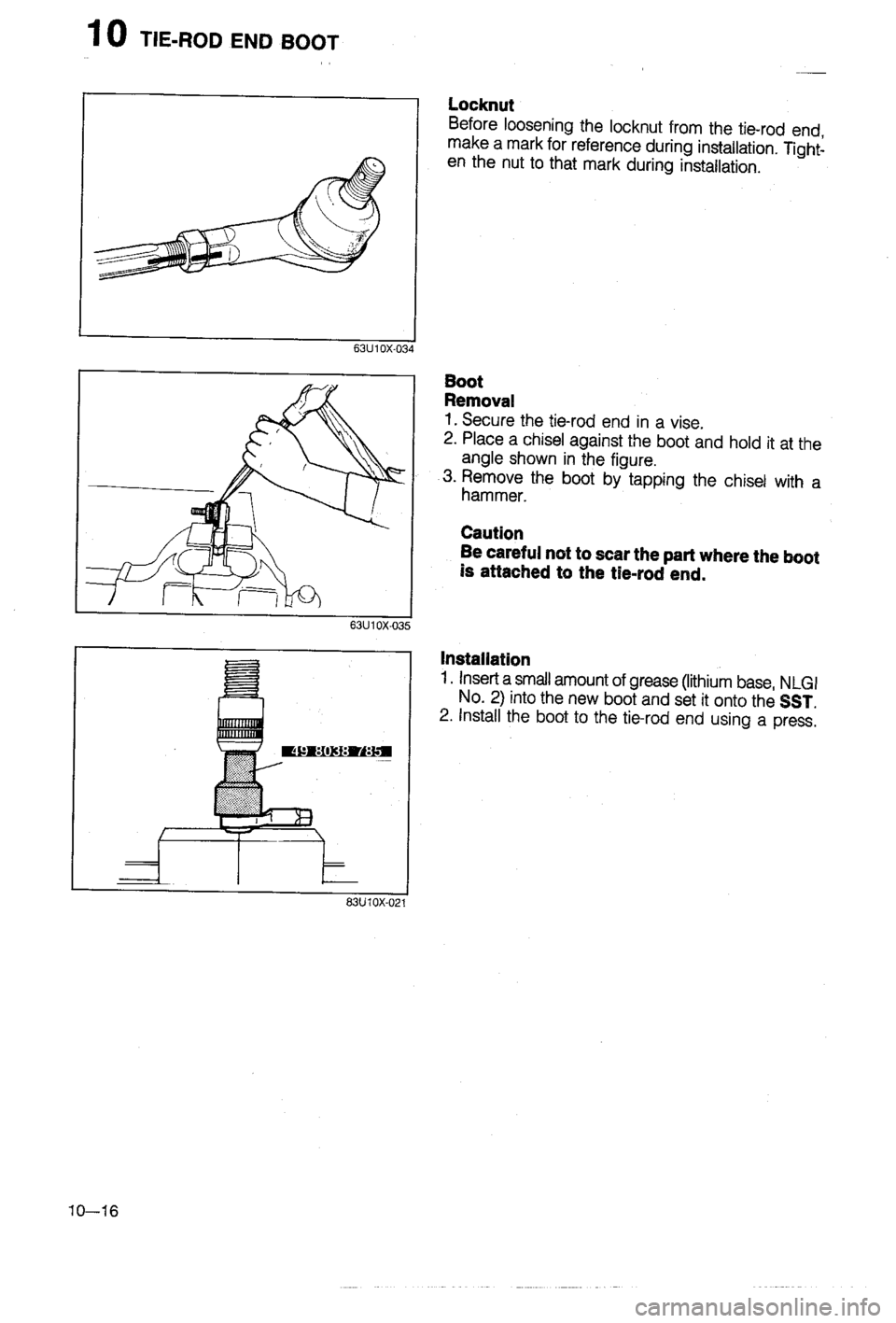 MAZDA 323 1988 Workshop Manual MAZDA 323 1988 Workshop Manual