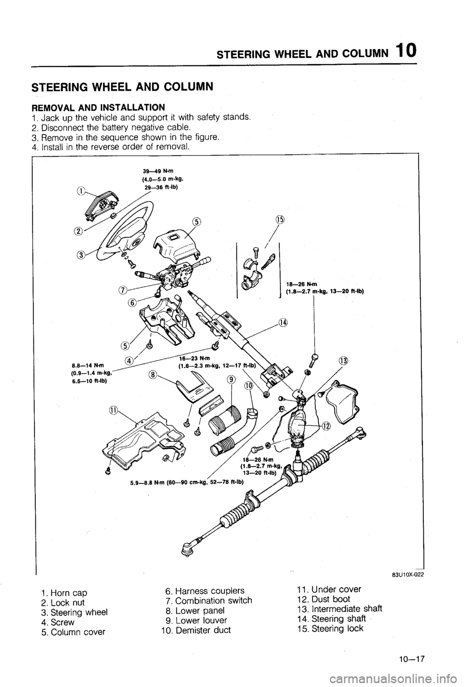 MAZDA 323 1988 Workshop Manual MAZDA 323 1988 Workshop Manual