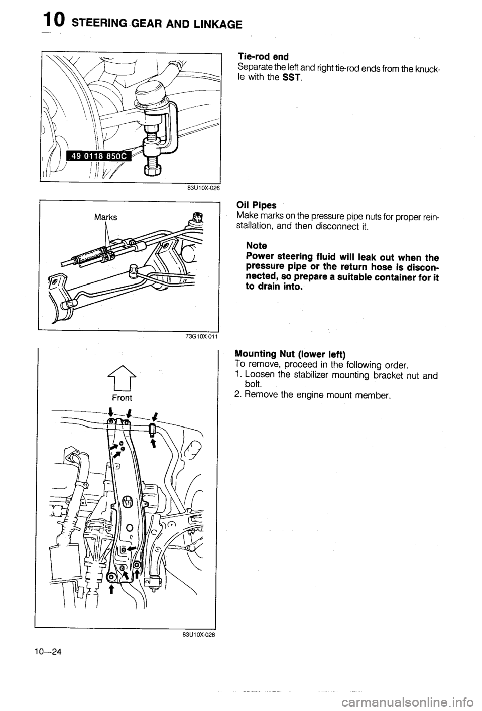 MAZDA 323 1988 Workshop Manual MAZDA 323 1988 Workshop Manual