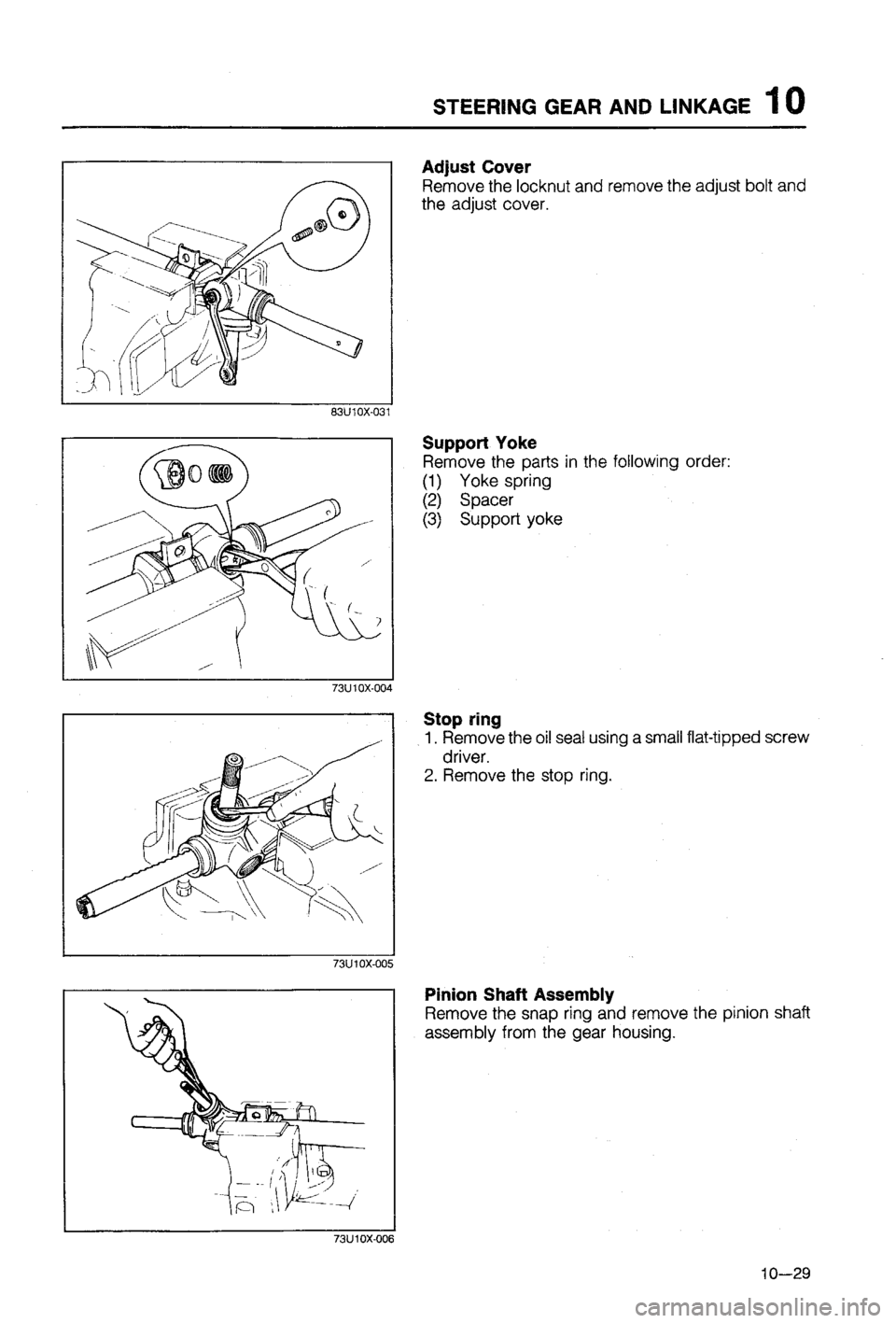 MAZDA 323 1988 Workshop Manual MAZDA 323 1988 Workshop Manual