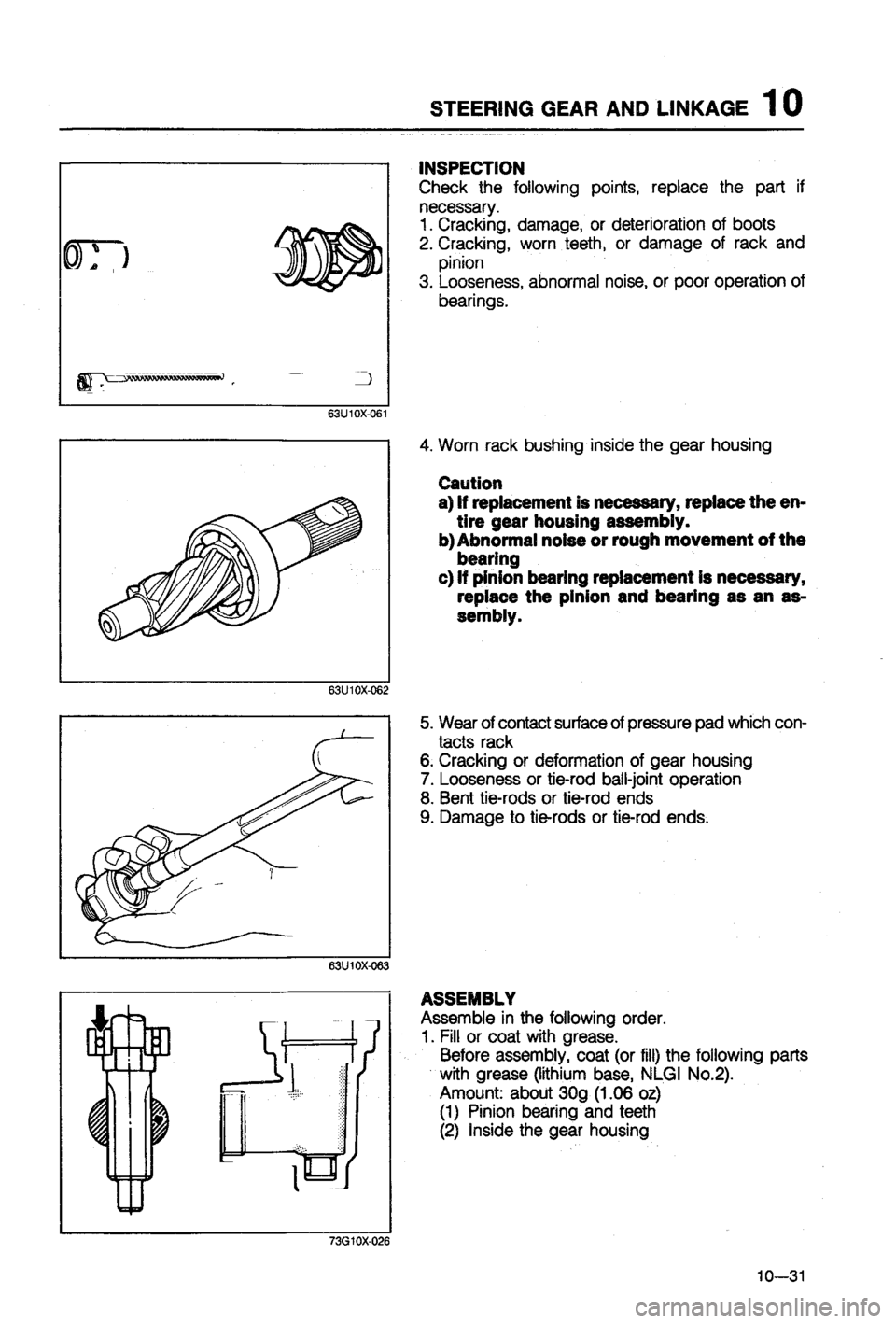 MAZDA 323 1988 Workshop Manual MAZDA 323 1988 Workshop Manual