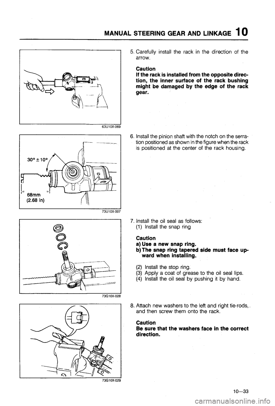 MAZDA 323 1988 Workshop Manual MAZDA 323 1988 Workshop Manual
