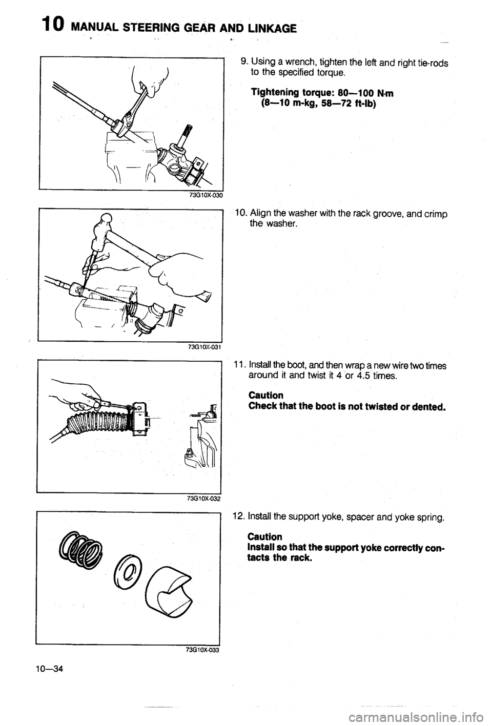 MAZDA 323 1988 Workshop Manual MAZDA 323 1988 Workshop Manual