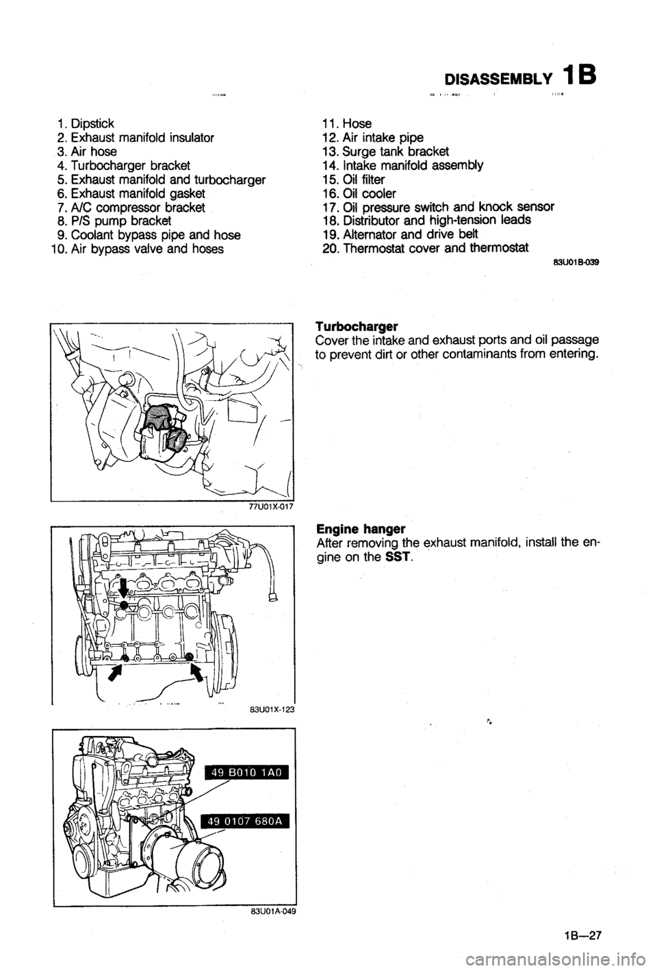 MAZDA 323 1988 Service Manual MAZDA 323 1988 Service Manual