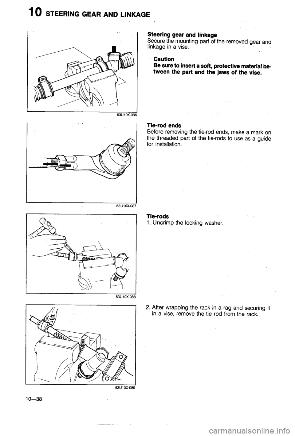 MAZDA 323 1988 Workshop Manual MAZDA 323 1988 Workshop Manual