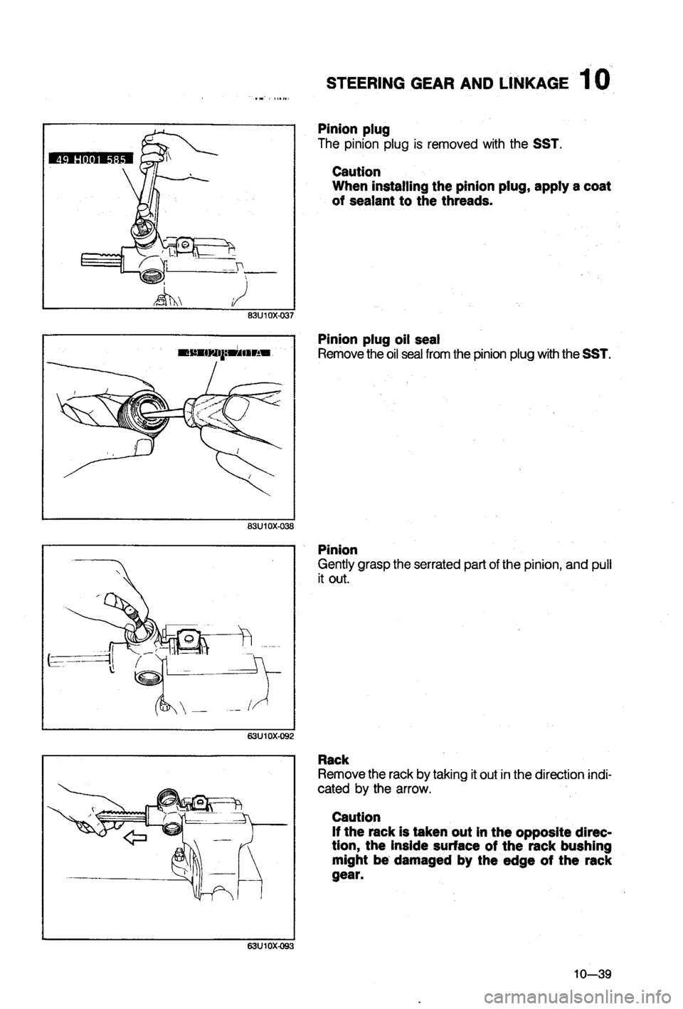 MAZDA 323 1988 Workshop Manual MAZDA 323 1988 Workshop Manual