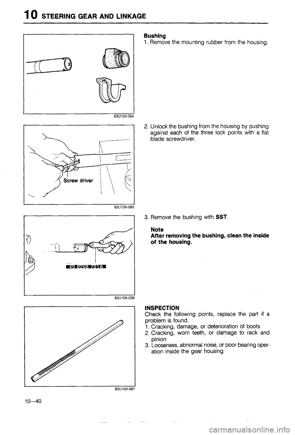 MAZDA 323 1988 Workshop Manual MAZDA 323 1988 Workshop Manual