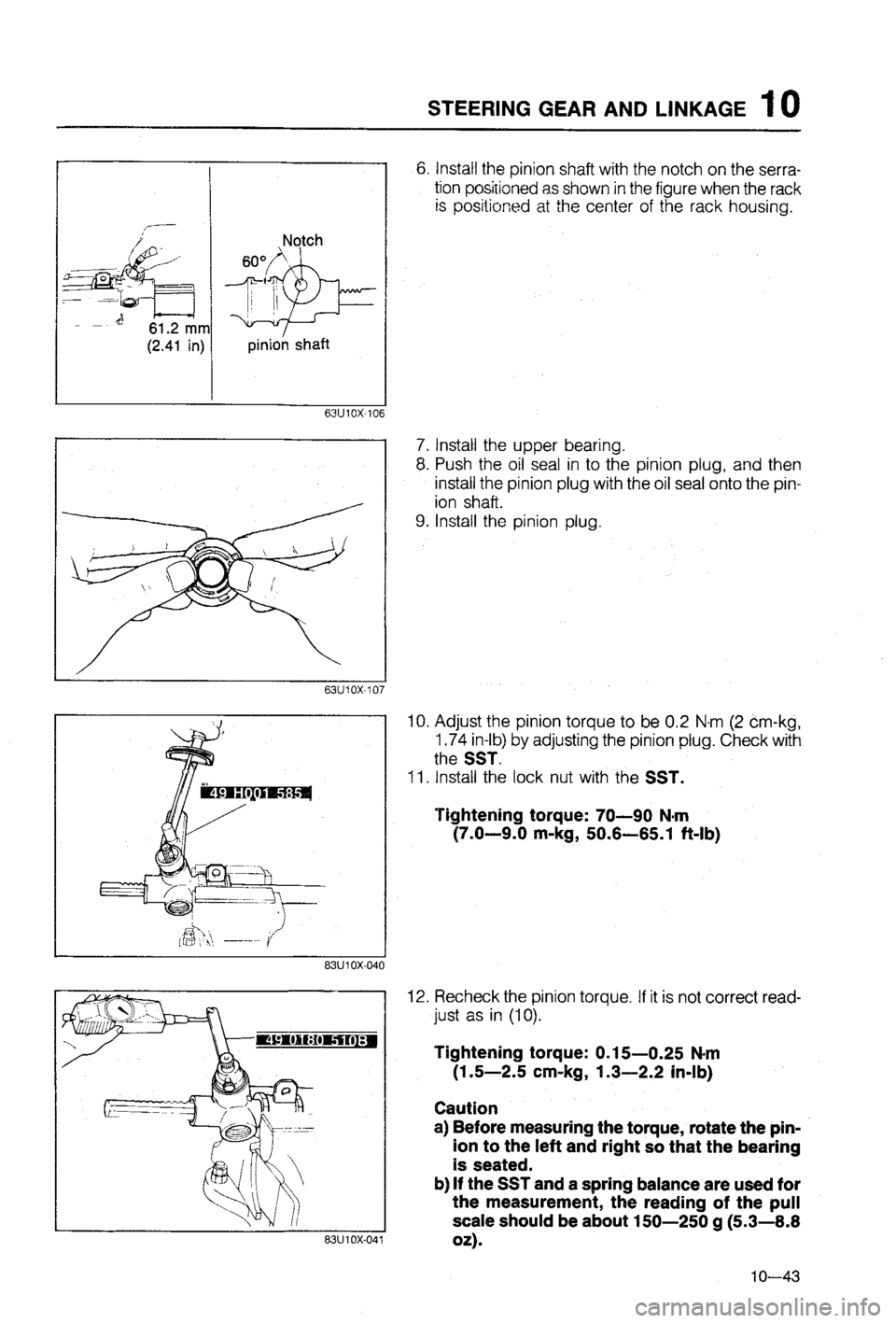 MAZDA 323 1988 Workshop Manual MAZDA 323 1988 Workshop Manual