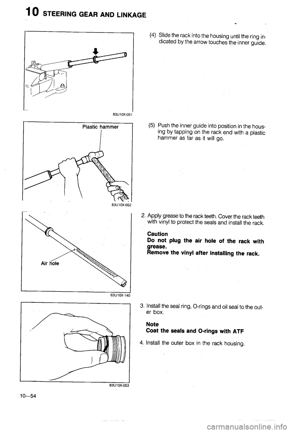 MAZDA 323 1988 Workshop Manual MAZDA 323 1988 Workshop Manual