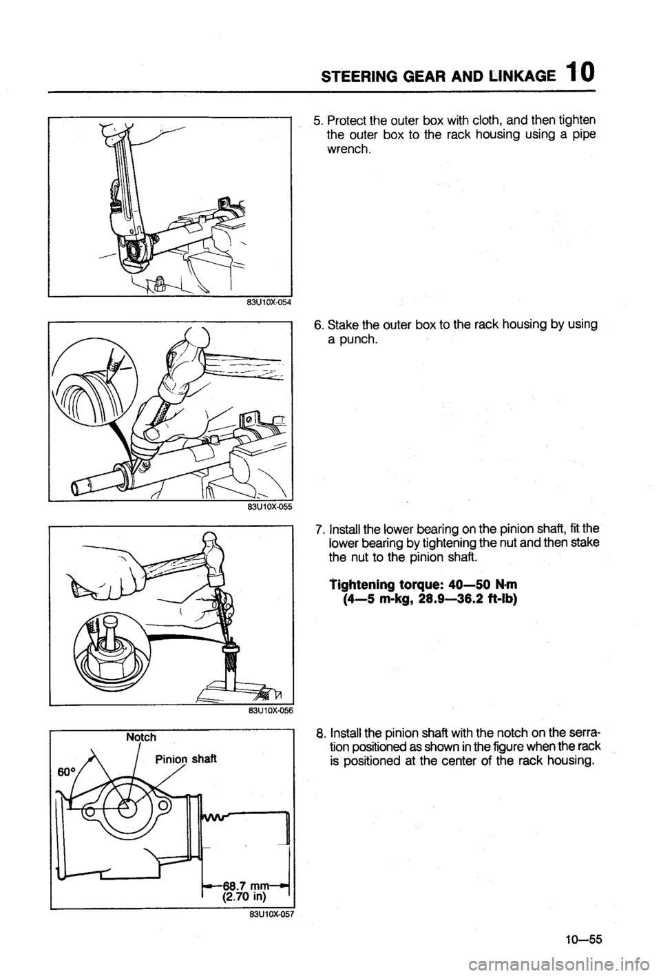 MAZDA 323 1988 Workshop Manual MAZDA 323 1988 Workshop Manual