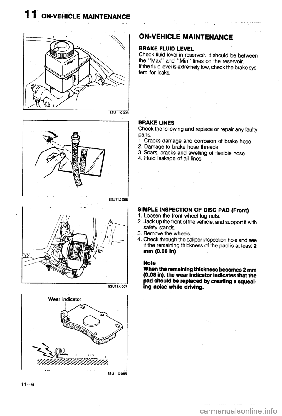 MAZDA 323 1988 Workshop Manual MAZDA 323 1988 Workshop Manual
