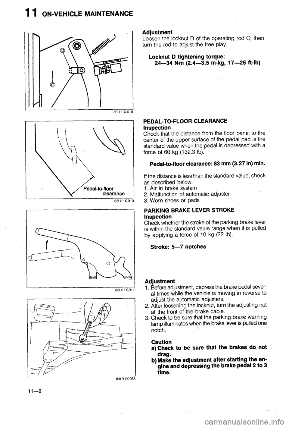 MAZDA 323 1988 Workshop Manual MAZDA 323 1988 Workshop Manual