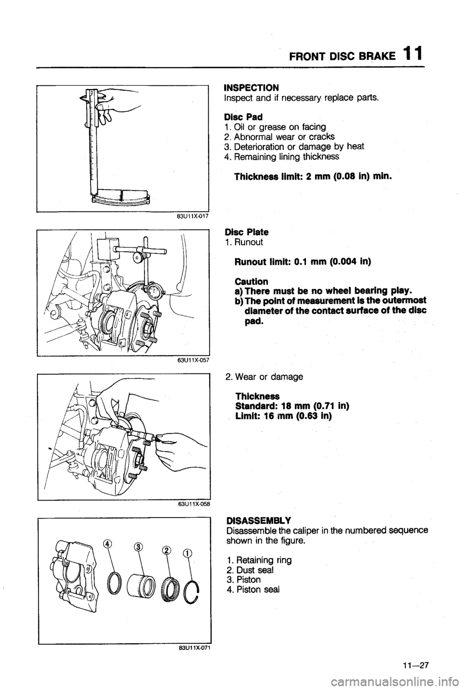 MAZDA 323 1988 Workshop Manual MAZDA 323 1988 Workshop Manual
