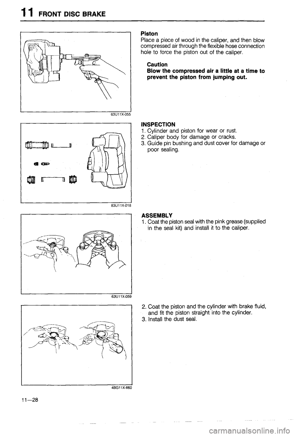 MAZDA 323 1988 Workshop Manual MAZDA 323 1988 Workshop Manual