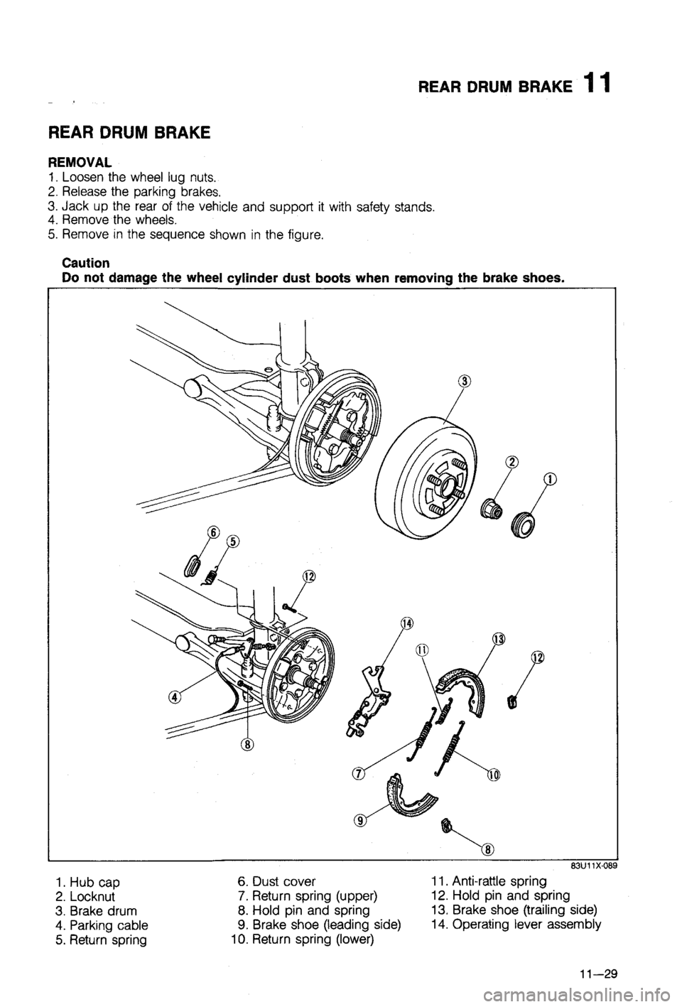 MAZDA 323 1988 Workshop Manual MAZDA 323 1988 Workshop Manual