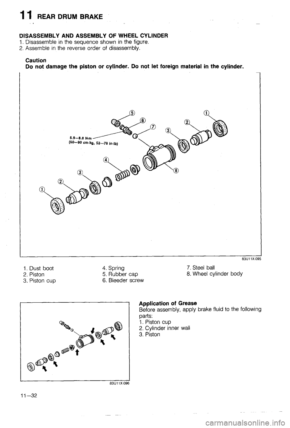 MAZDA 323 1988 Workshop Manual MAZDA 323 1988 Workshop Manual