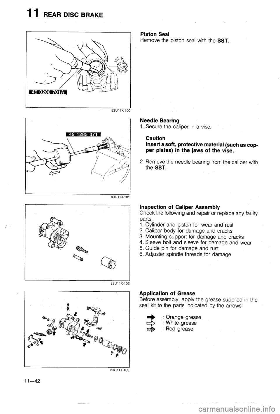 MAZDA 323 1988 Workshop Manual MAZDA 323 1988 Workshop Manual