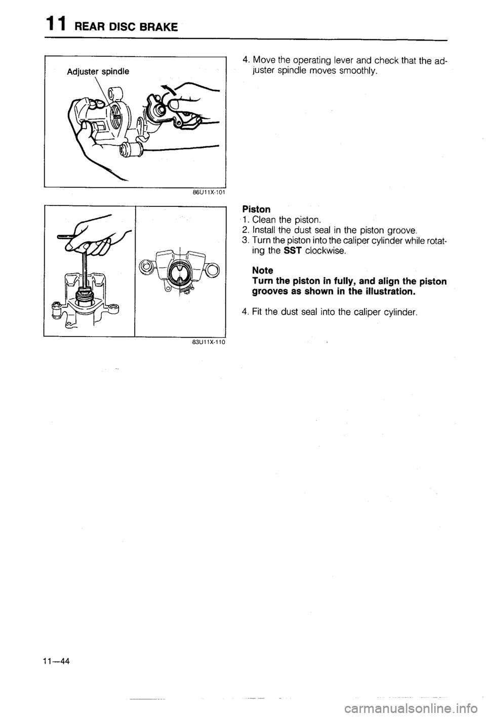 MAZDA 323 1988 Workshop Manual MAZDA 323 1988 Workshop Manual