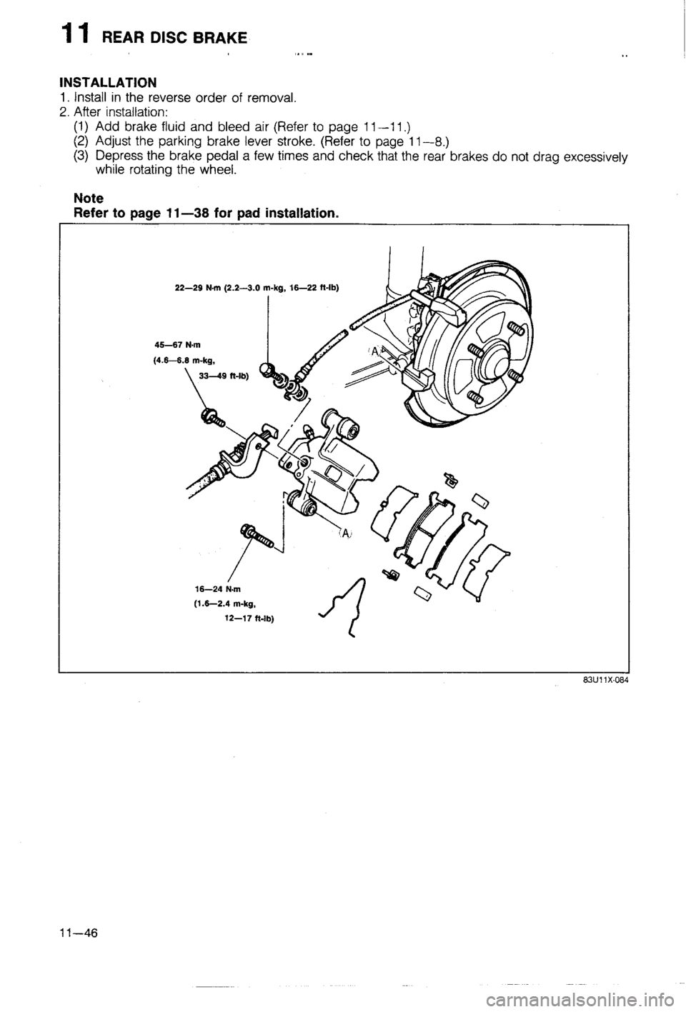 MAZDA 323 1988 Workshop Manual MAZDA 323 1988 Workshop Manual