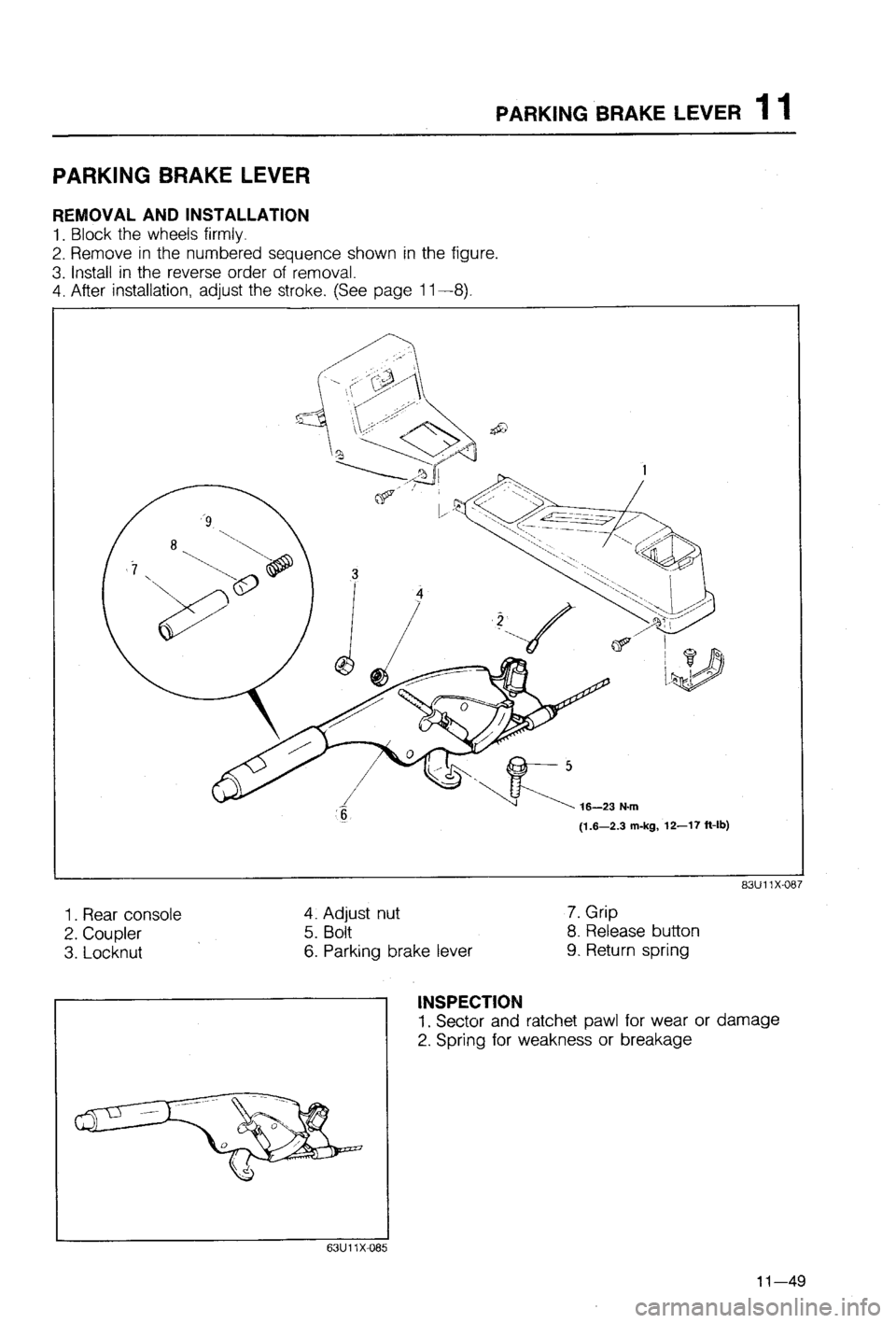 MAZDA 323 1988 Workshop Manual MAZDA 323 1988 Workshop Manual