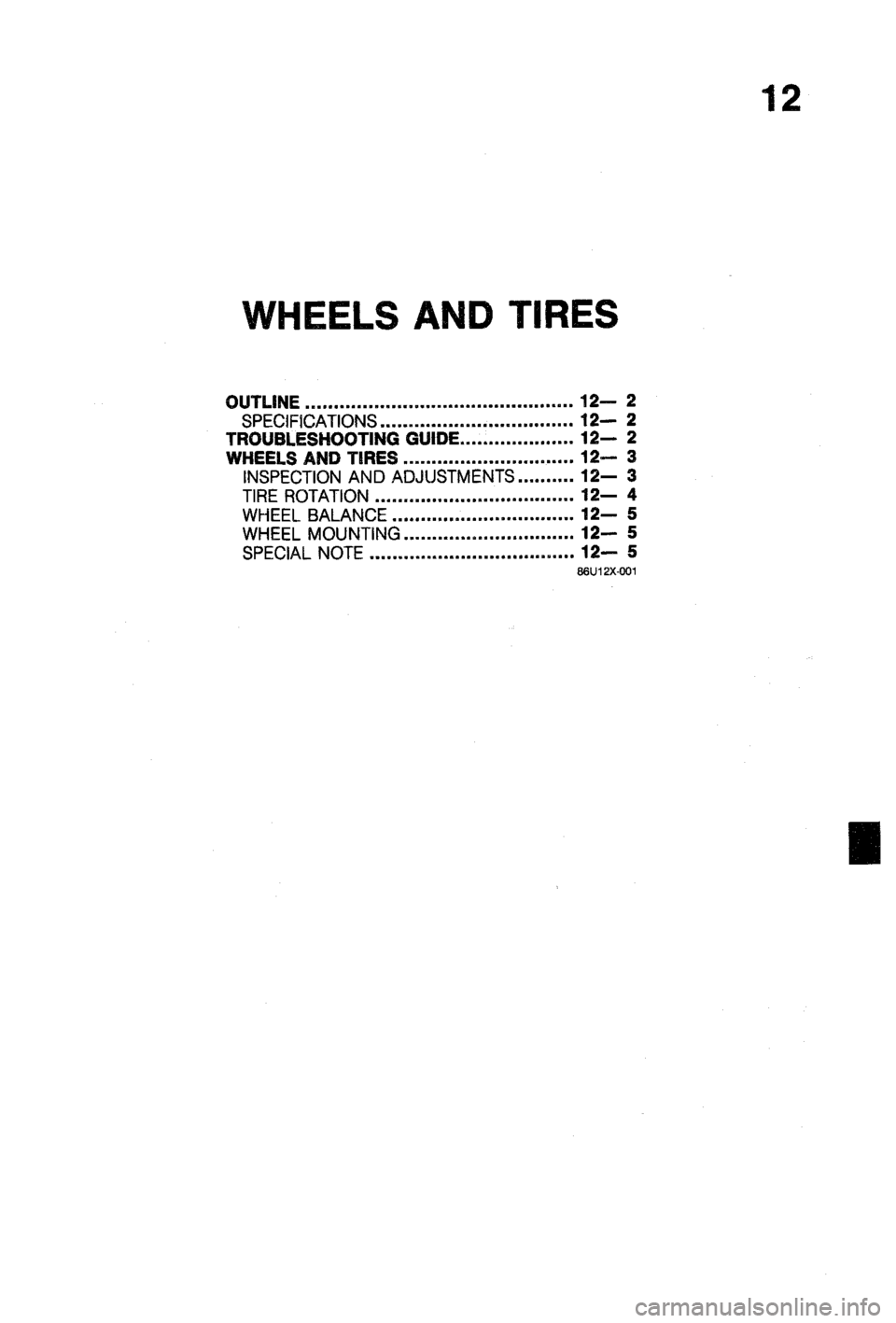 MAZDA 323 1988 Workshop Manual MAZDA 323 1988 Workshop Manual