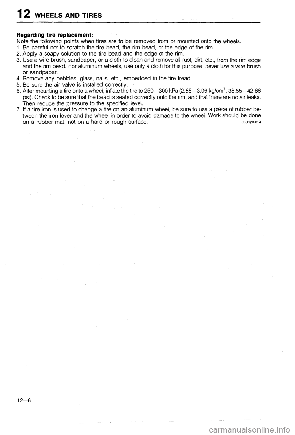 MAZDA 323 1988 Workshop Manual MAZDA 323 1988 Workshop Manual