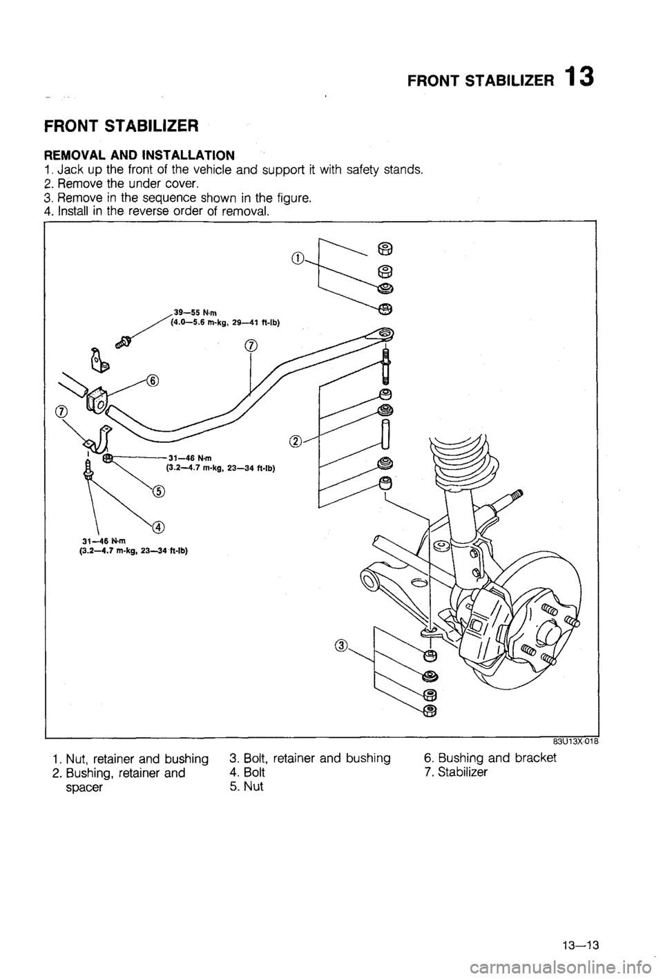 MAZDA 323 1988 Workshop Manual MAZDA 323 1988 Workshop Manual