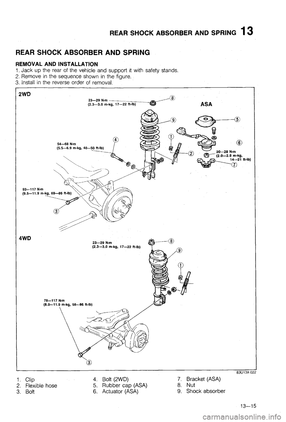 MAZDA 323 1988 Workshop Manual MAZDA 323 1988 Workshop Manual
